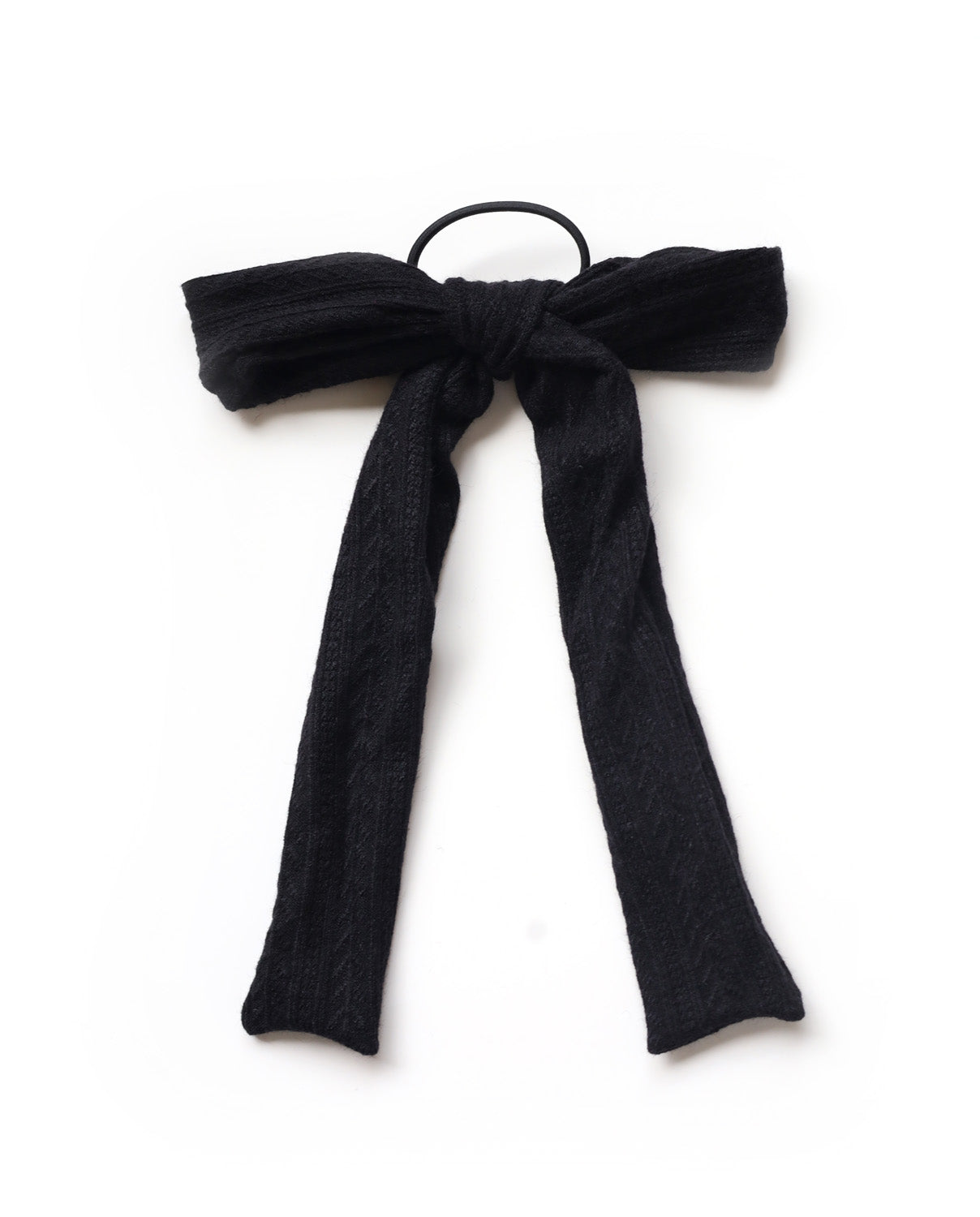 Boucle sur élastique avec tissus revalorisés