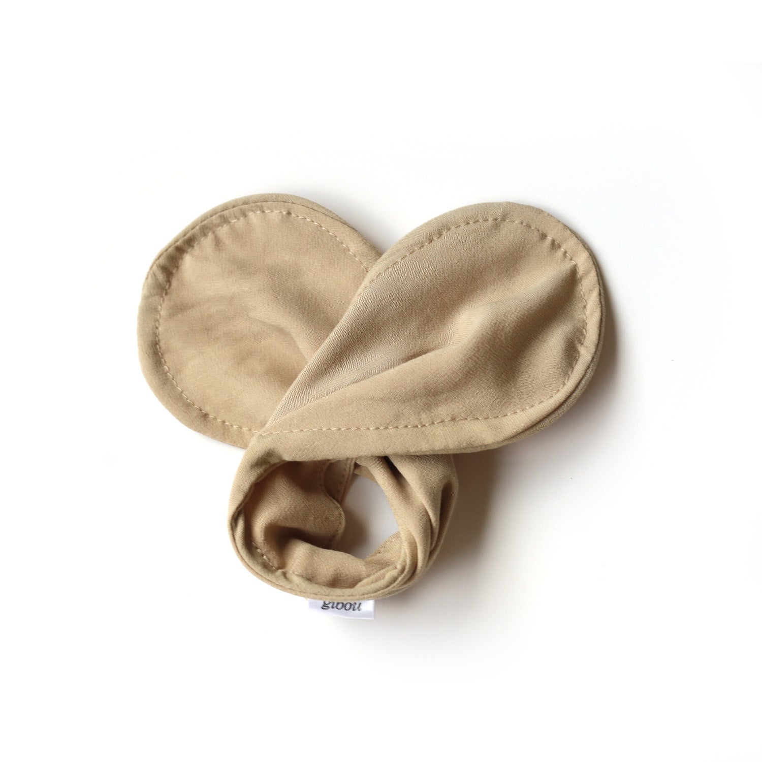 Upcycled fabric bun accessory