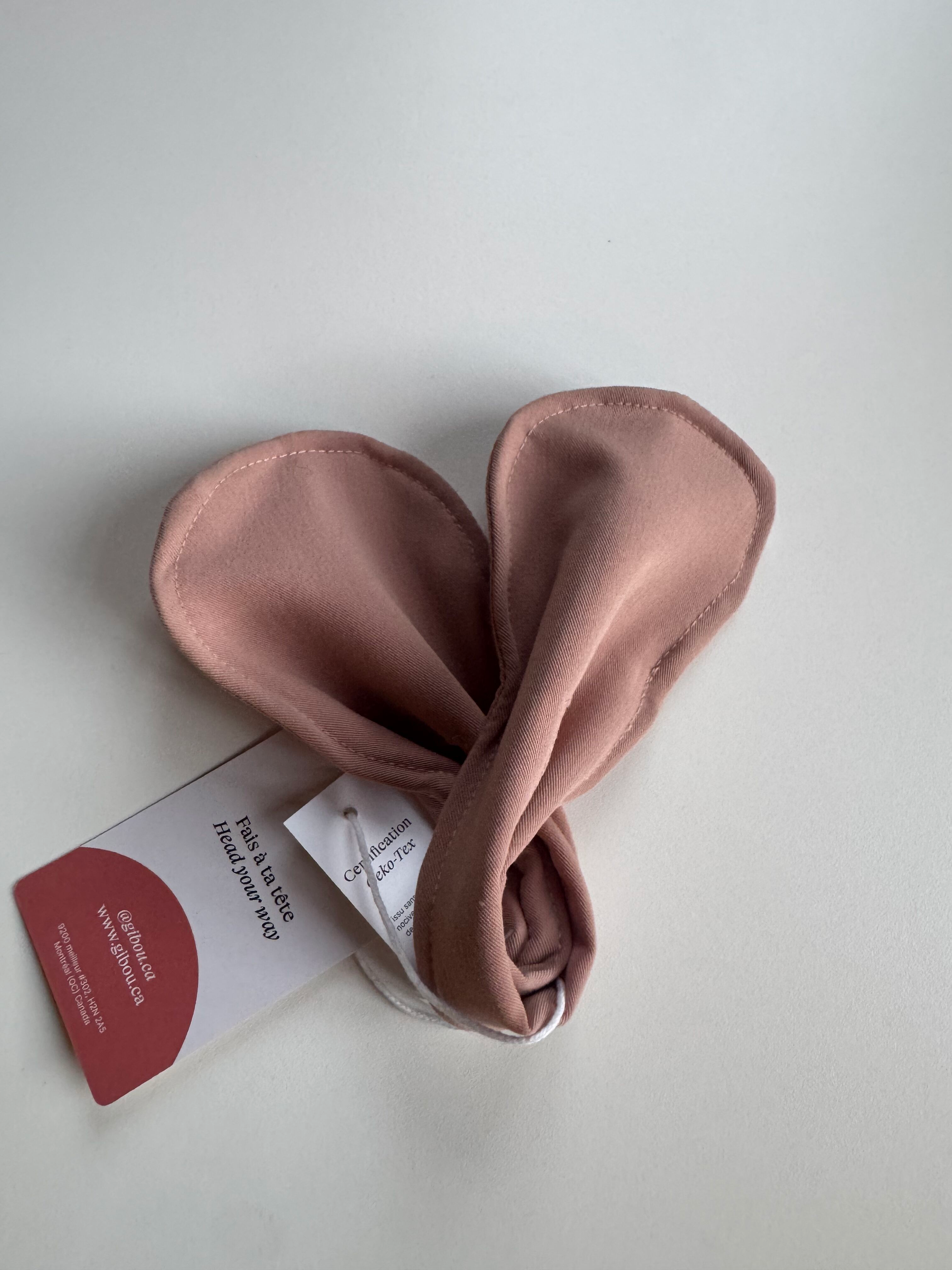 Imparfait - Accessoire à chignon vieux rose
