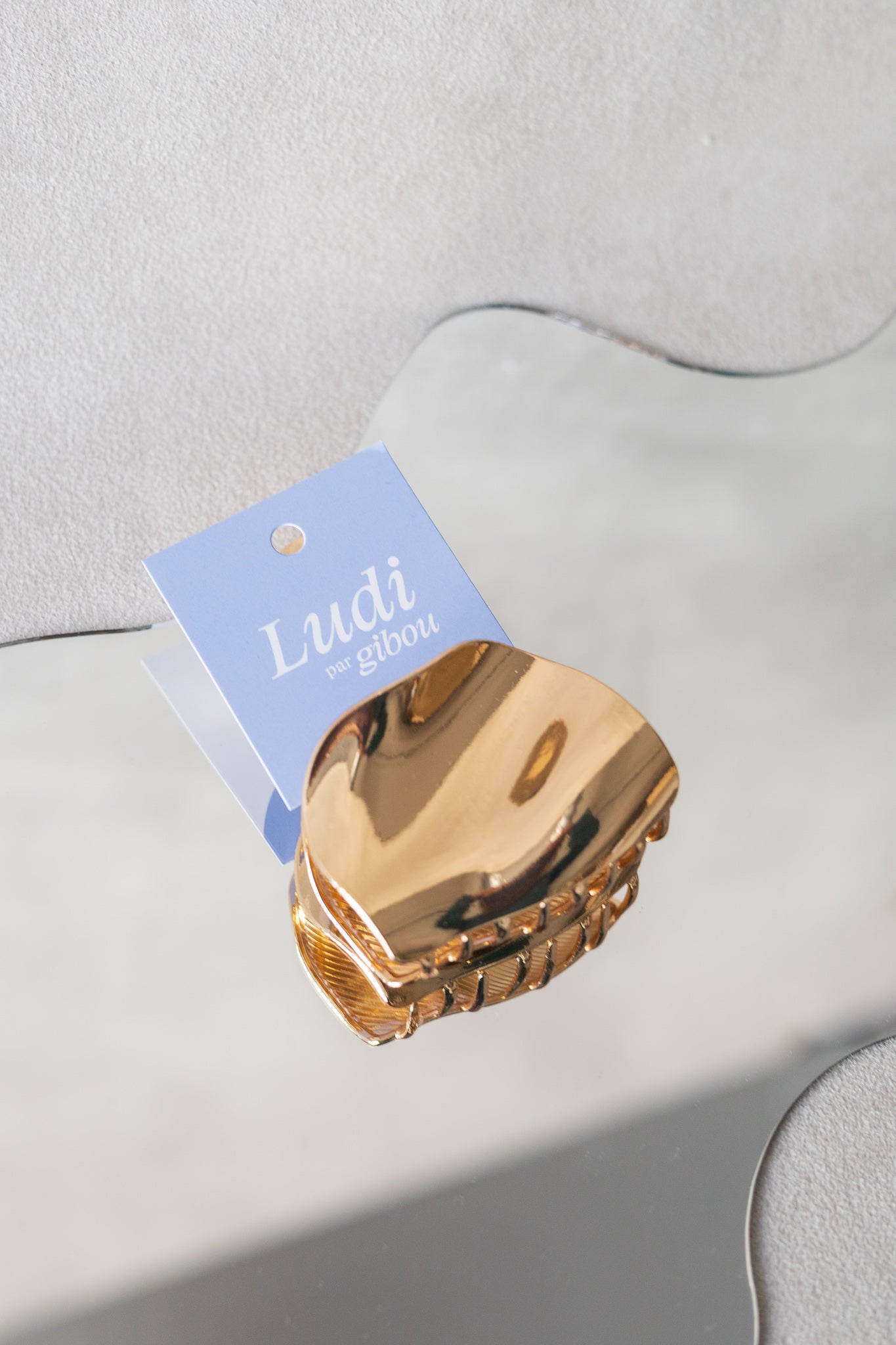 Pince à cheveux métallique Ludi