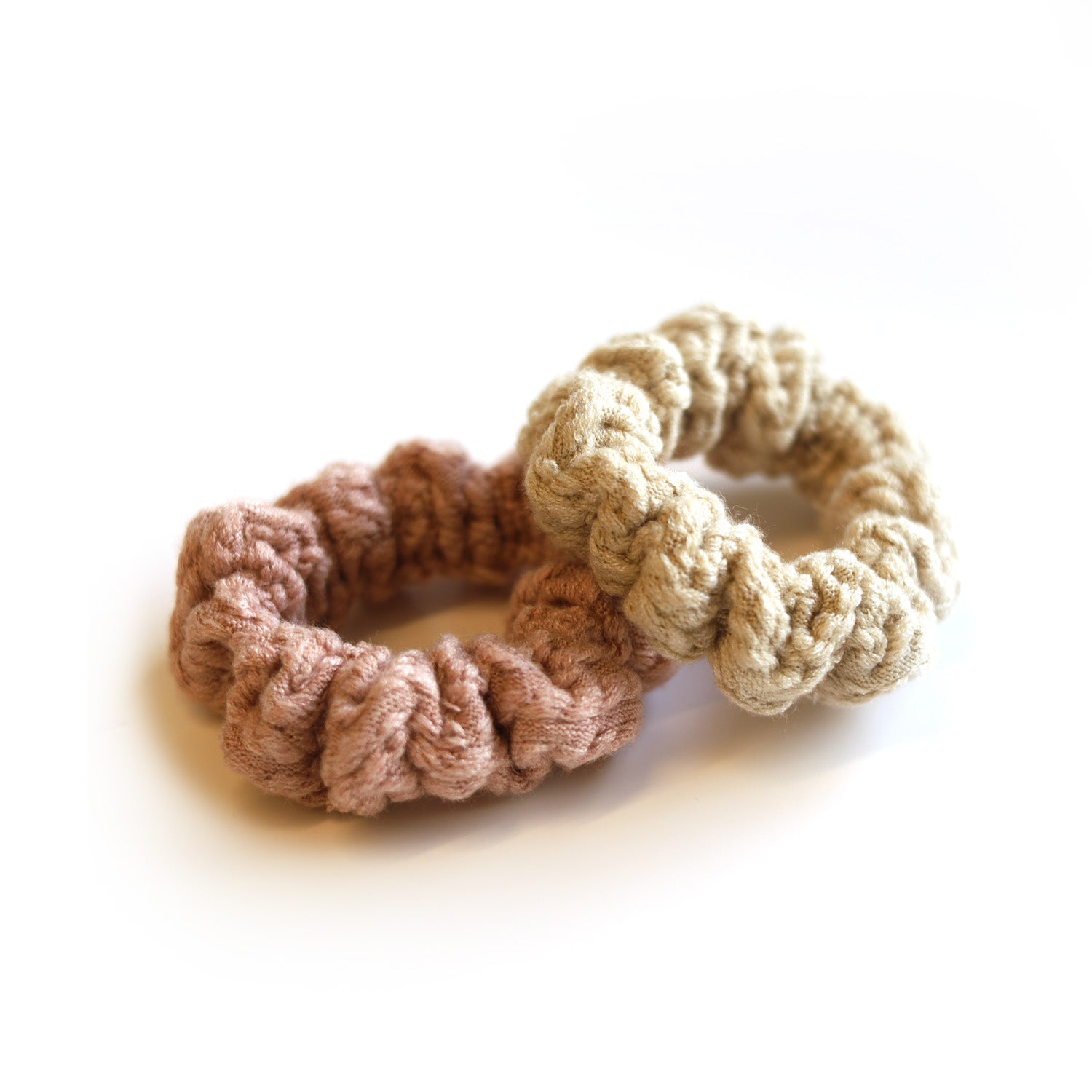 Mini chouchou tricot (ensemble de 2)