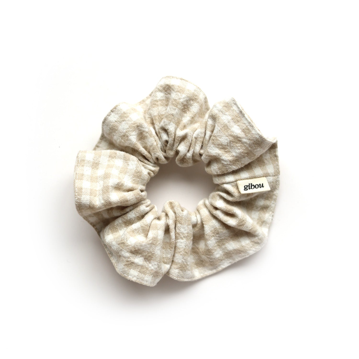 Linen Stitched Scrunchie