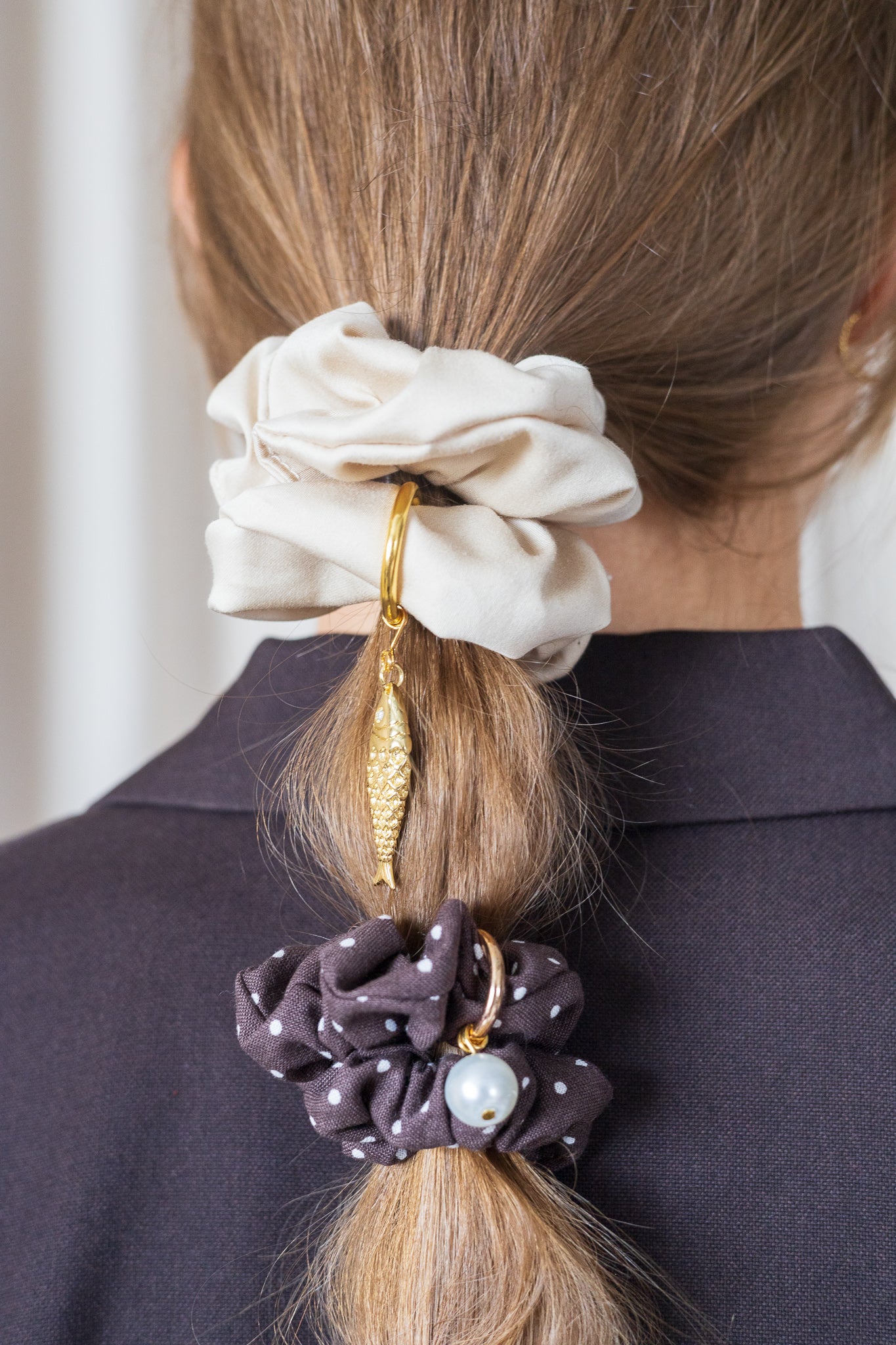 Charm scrunchie