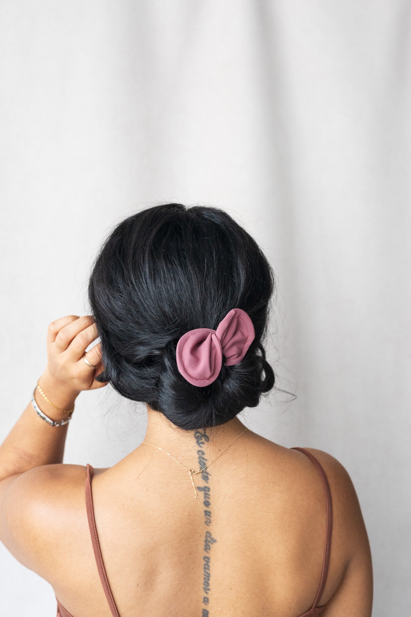 Échantillon - Accessoire à chignon corail