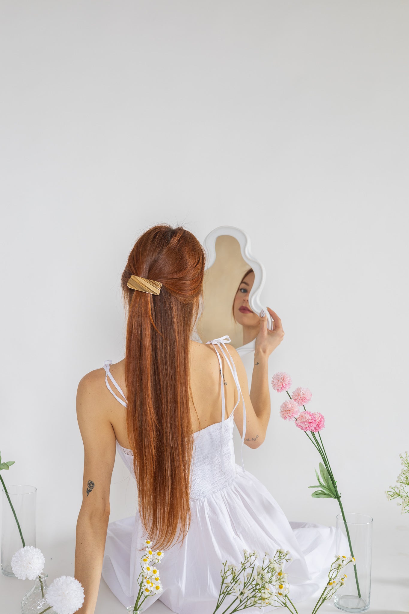 Barrette à cheveux métallique Ludi