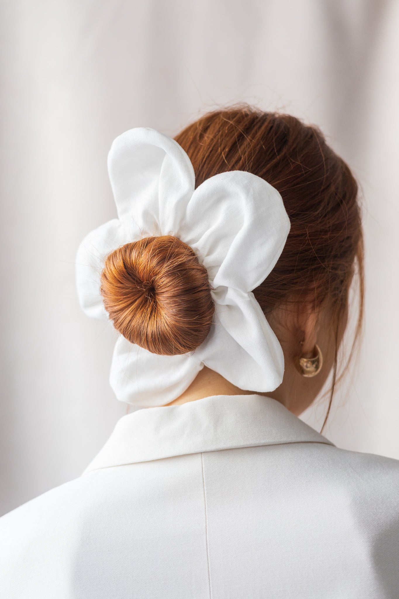 Chouchou en forme de fleur