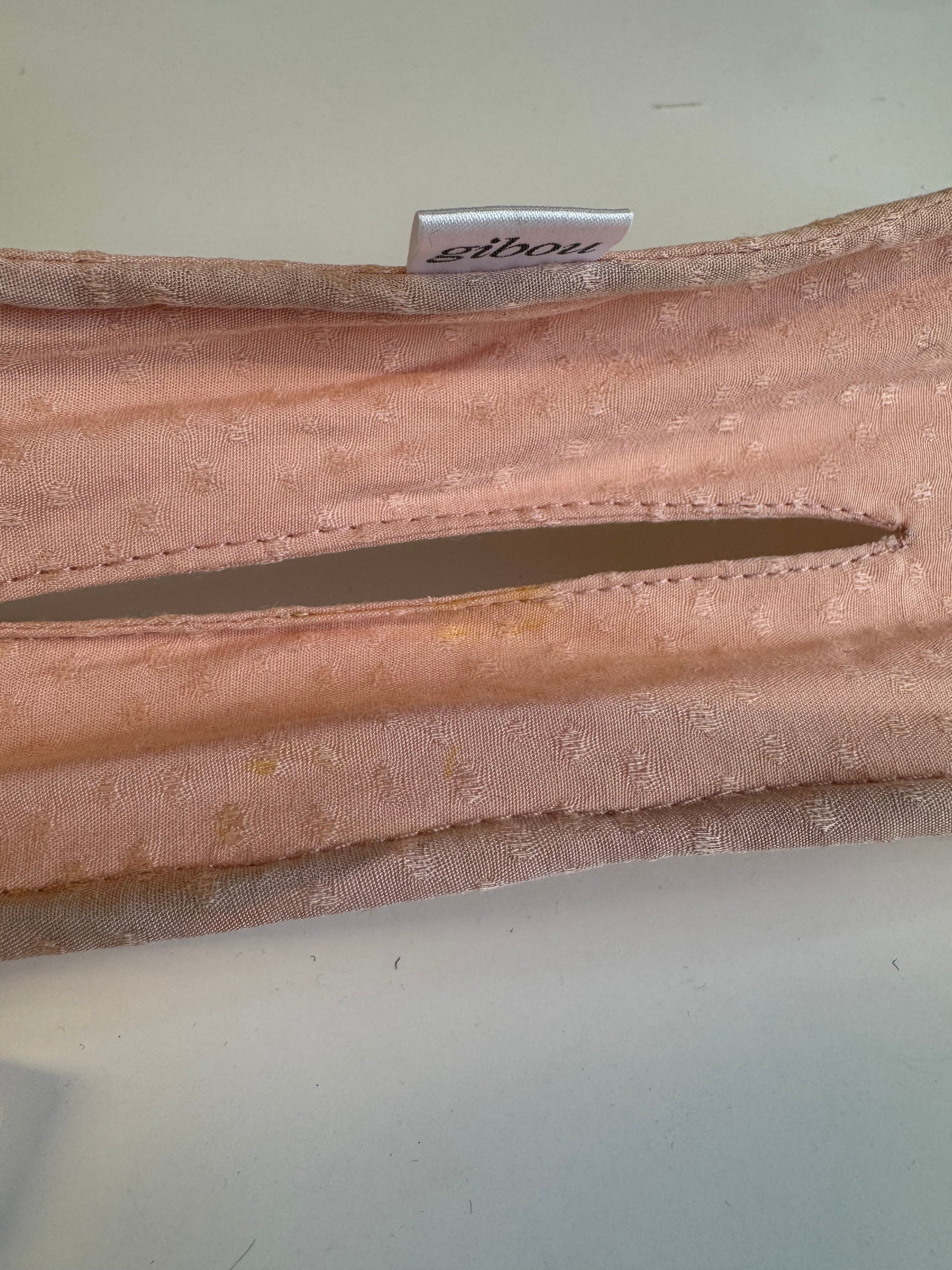 Imparfait - Accessoire à chignon rose poudré