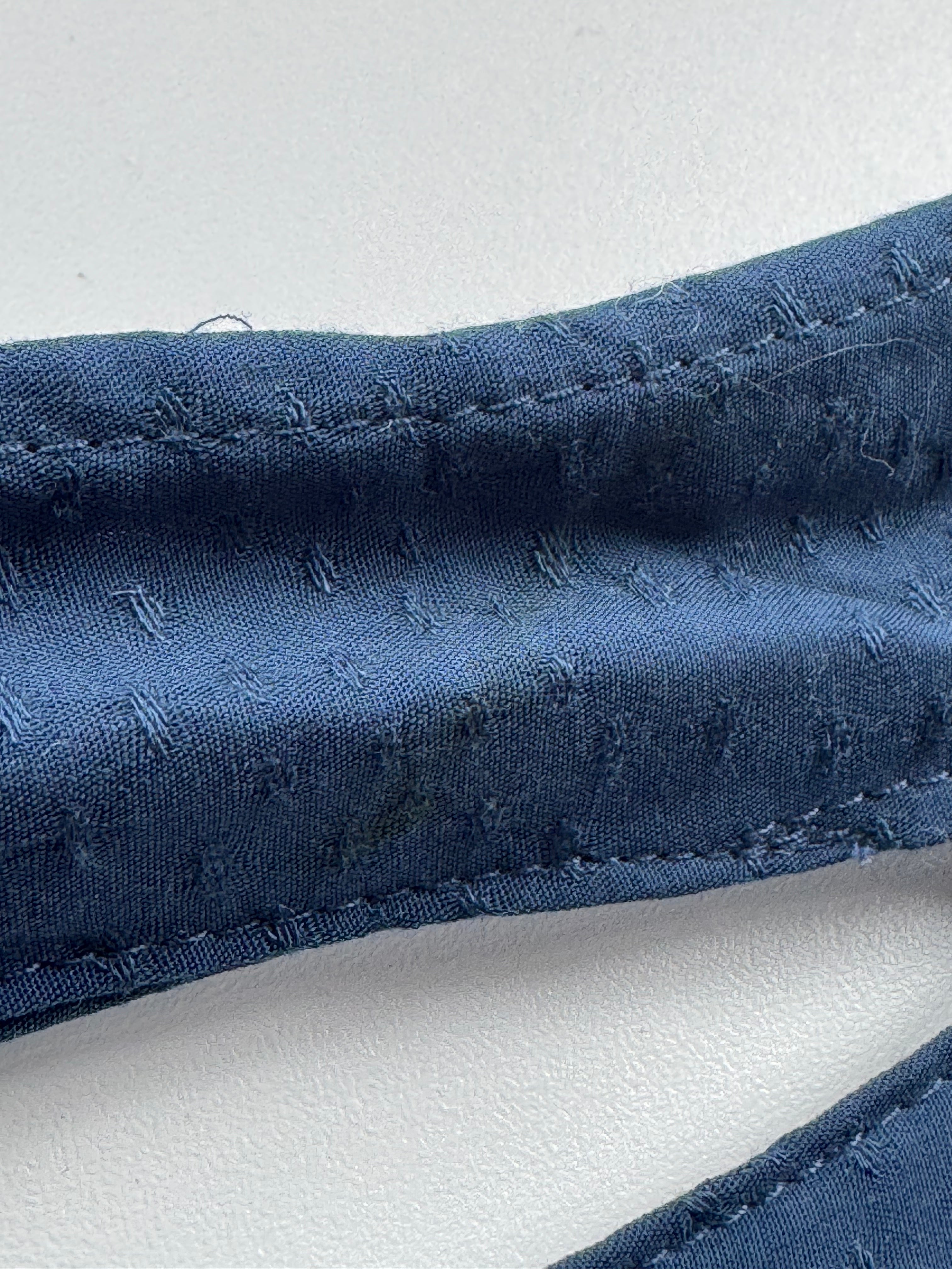 Imparfait - Accessoire à chignon bleu nuit