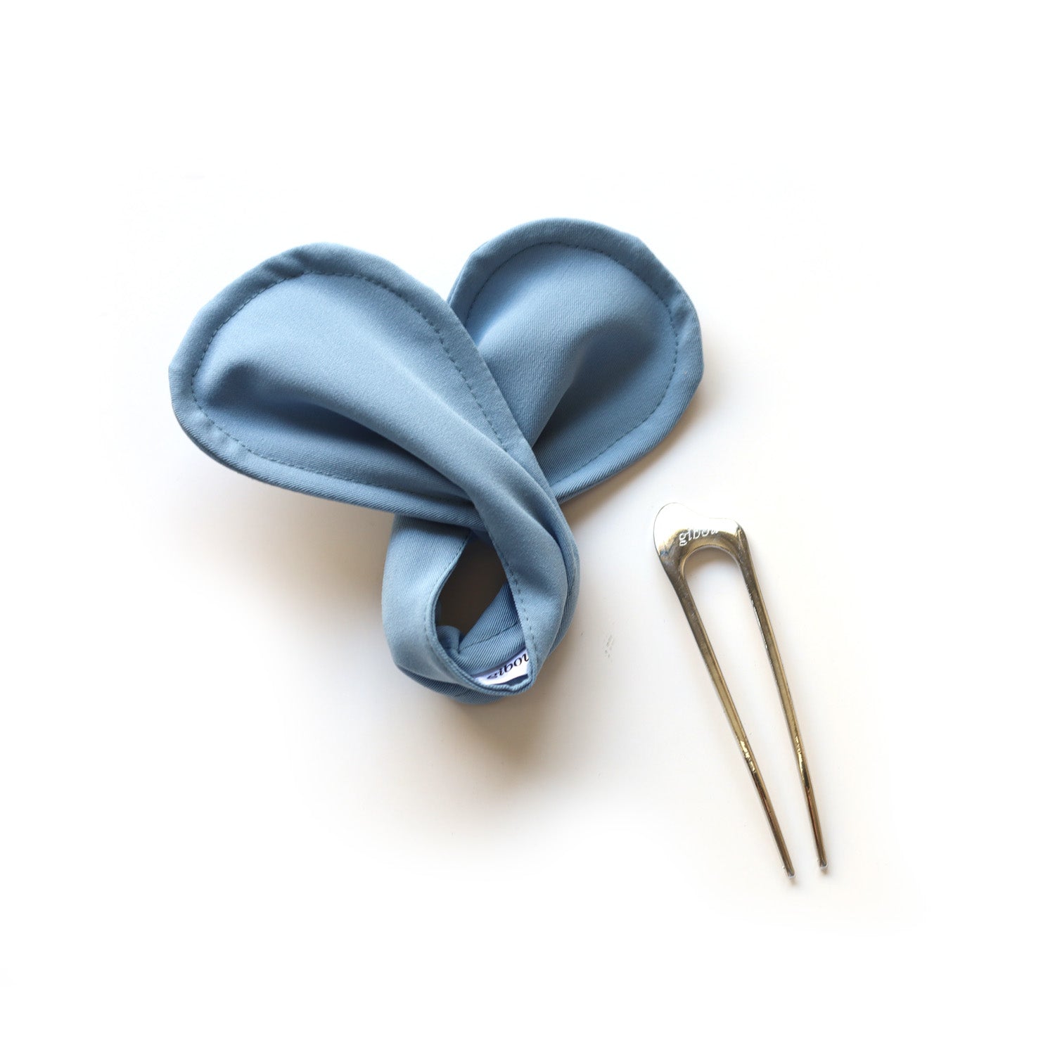 Ludi Metallic French Pin and Hair Bun Accessory Duo