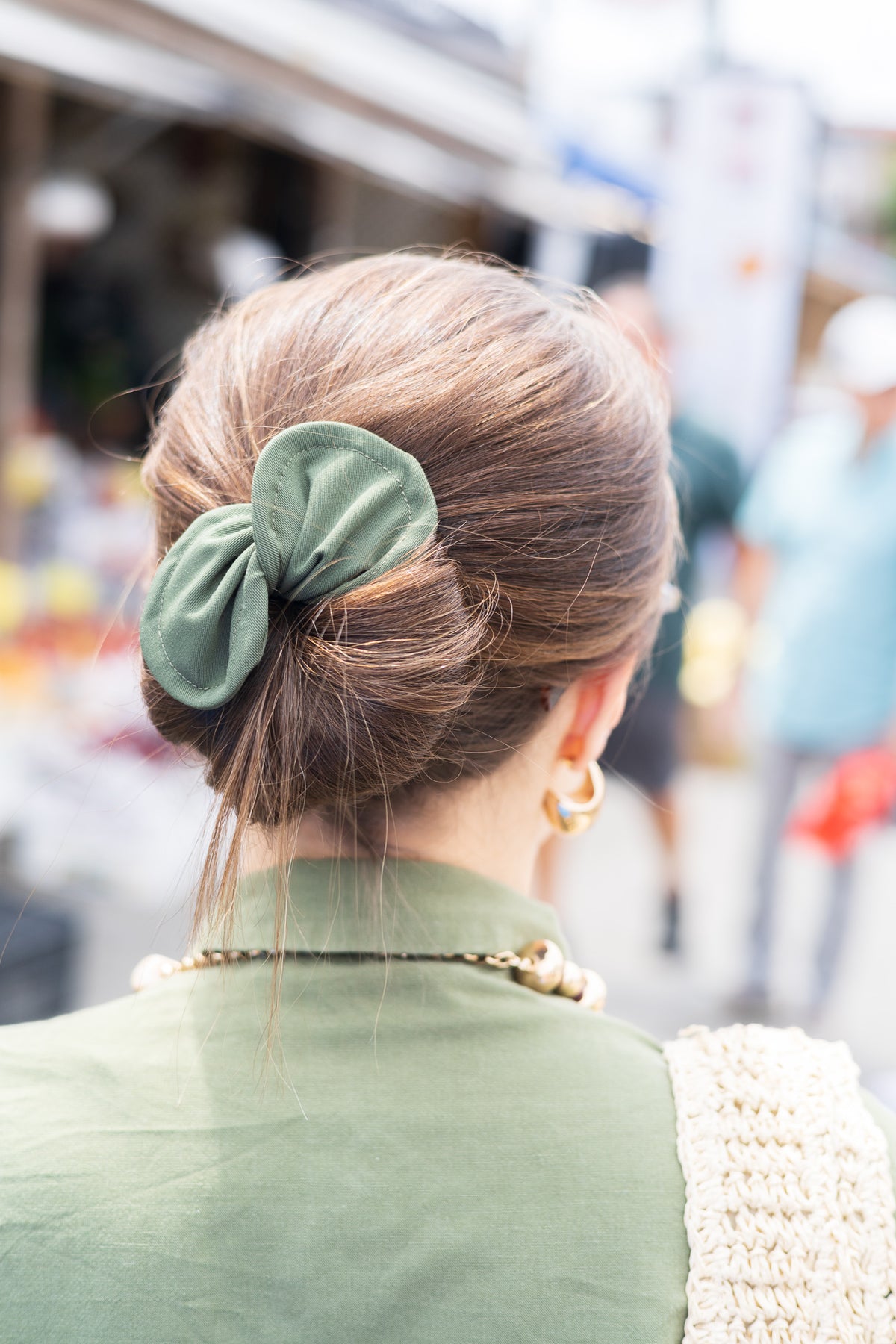 Échantillon - Accessoire à chignon rose