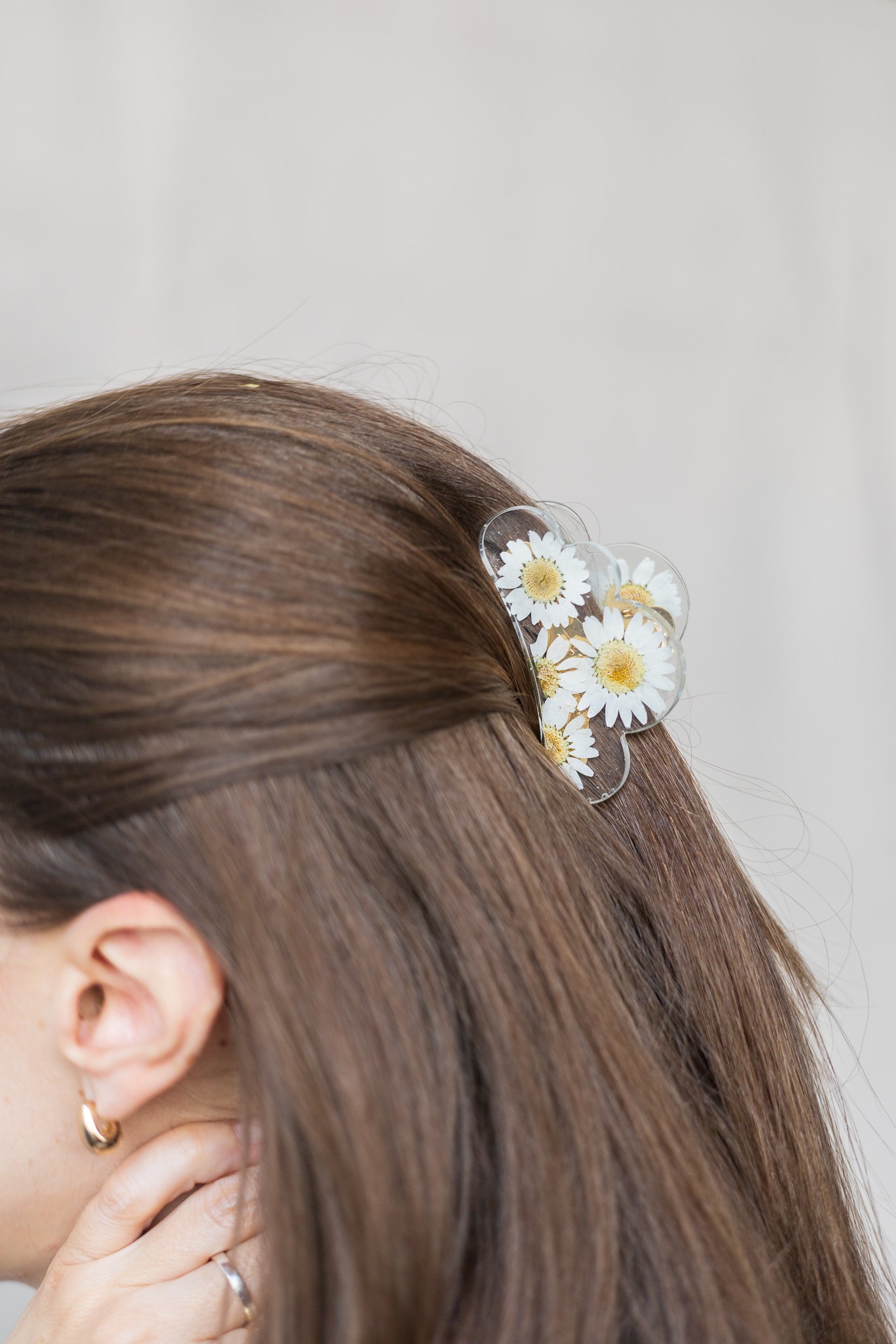 Pince nuage avec fleurs séchées
