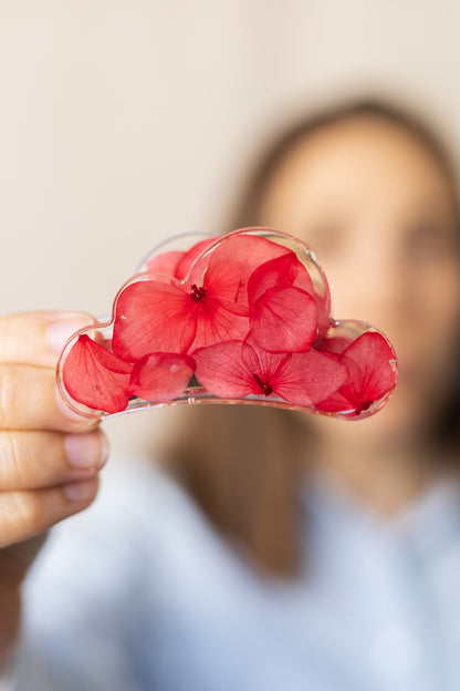 Pince nuage avec fleurs séchées