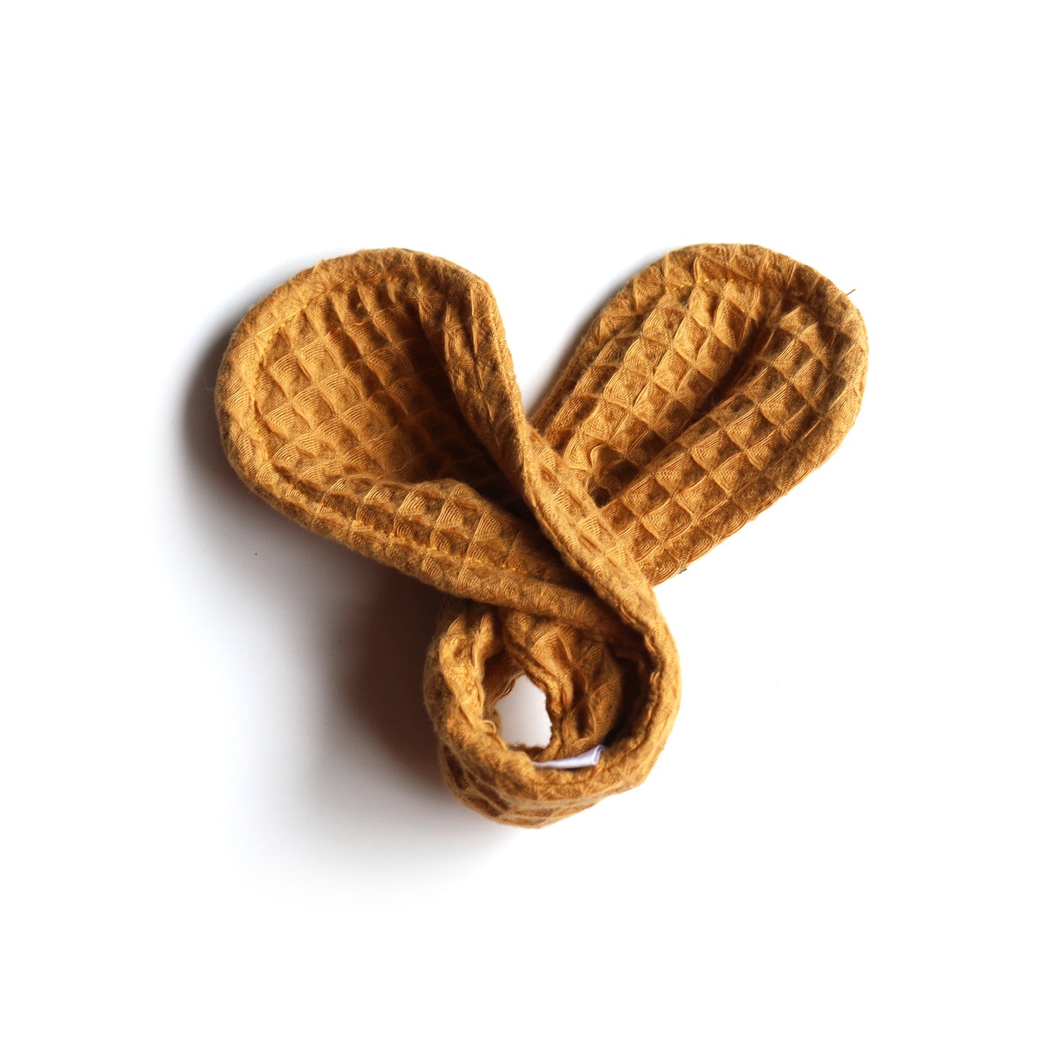 Upcycled fabric deft bun accessory