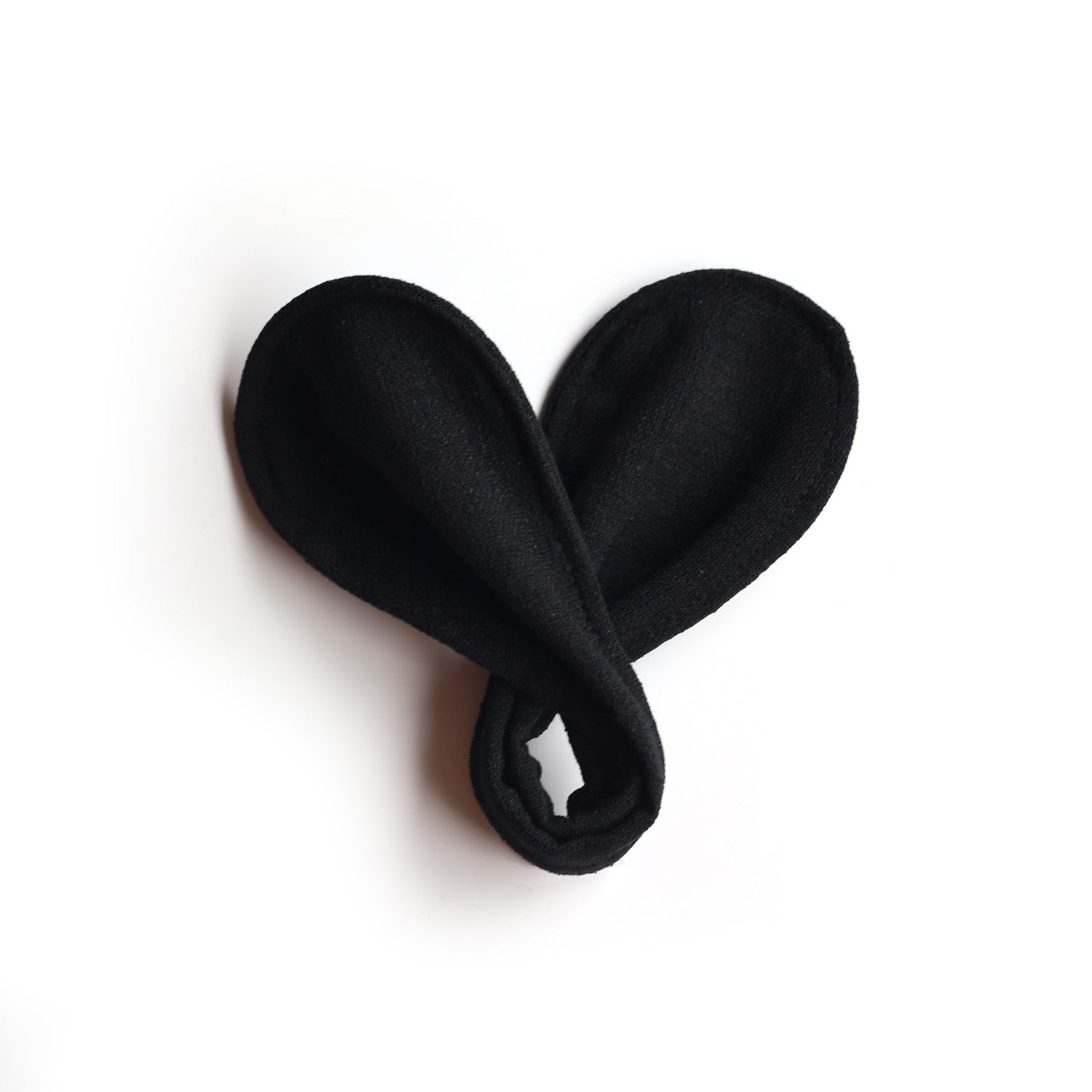 Upcycled fabric deft bun accessory