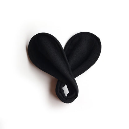 Upcycled fabric deft bun accessory