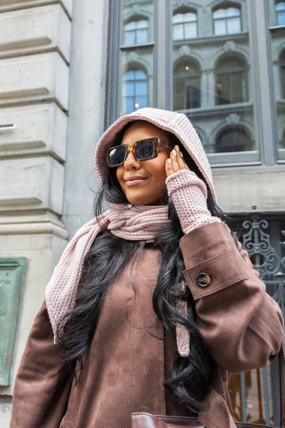 Capuche foulard écossaise