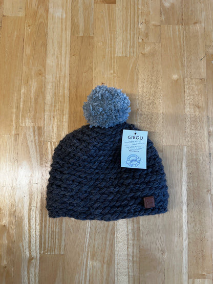 Sample - Two-tone knitted classic beanie