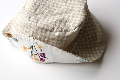 Chapeau bob réversible