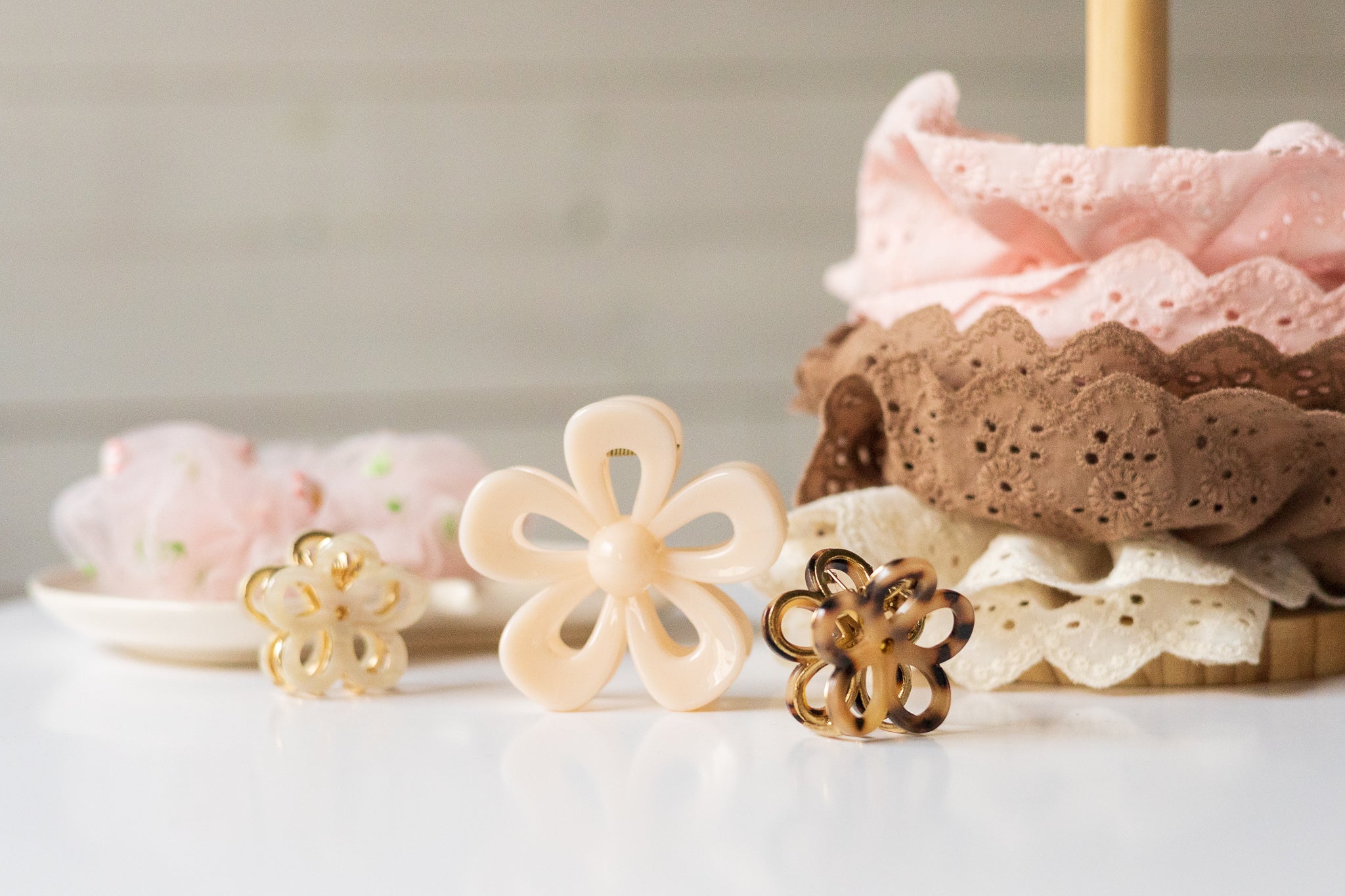 Sample - Floral hair clip