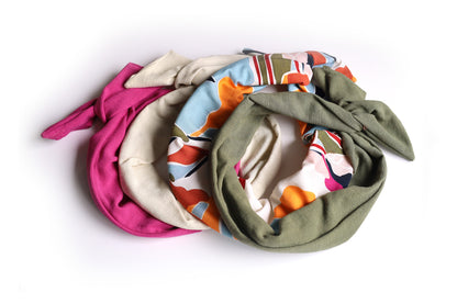 Bandeau large à torsader avec tige de métal intégrée