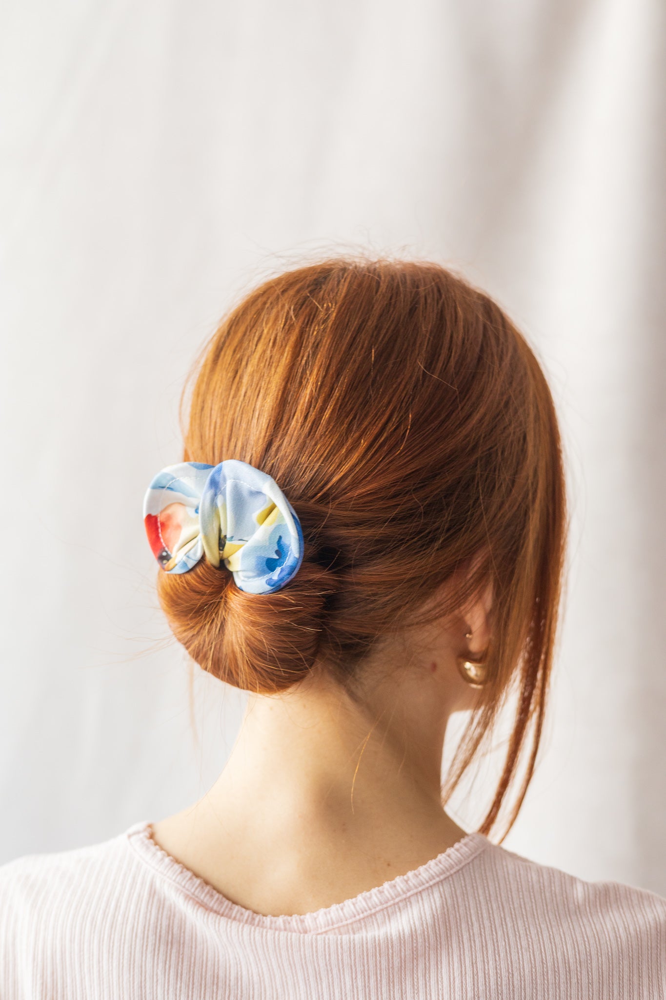 Échantillon - Accessoire à chignon dobby noir