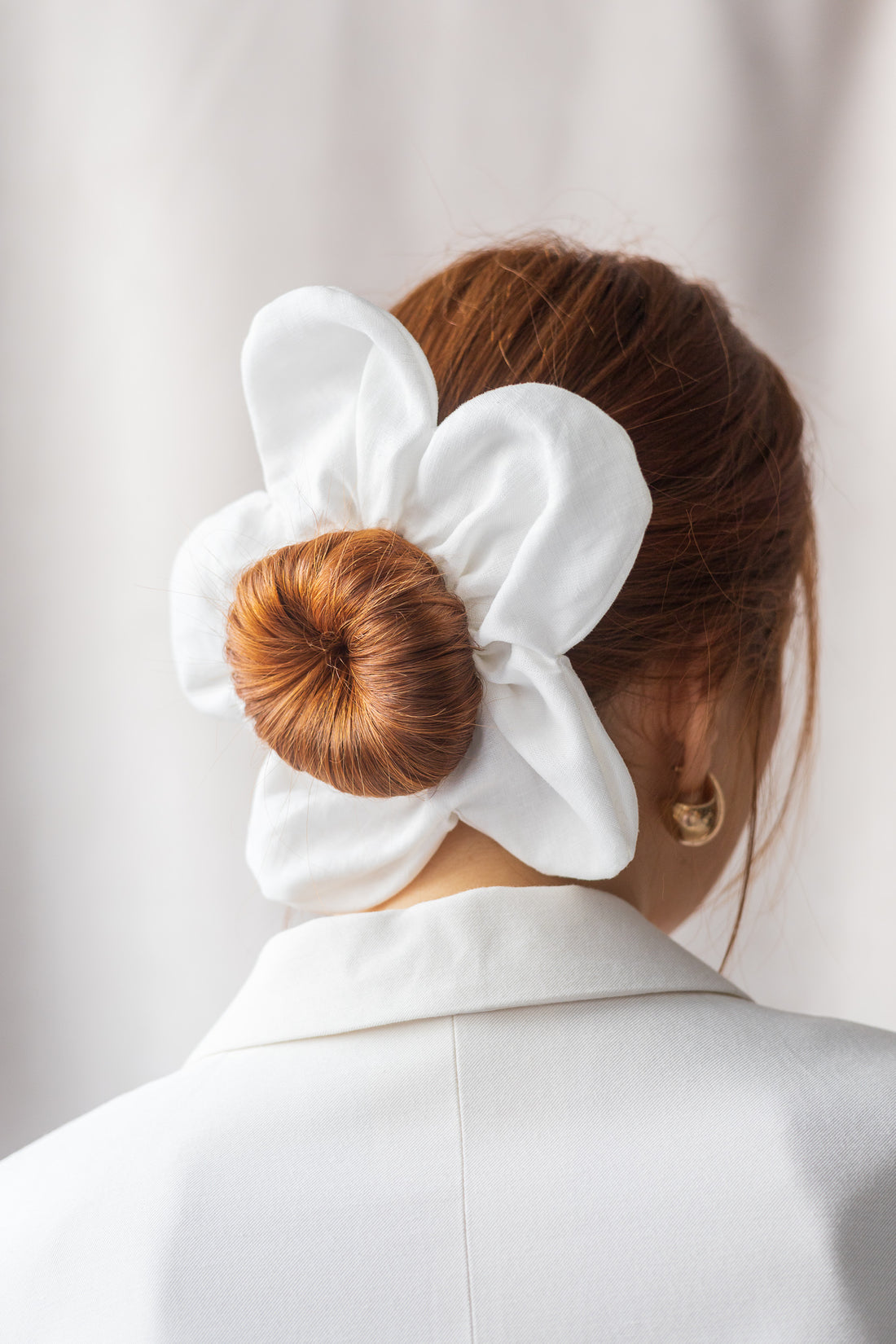 Chouchou en forme de fleur
