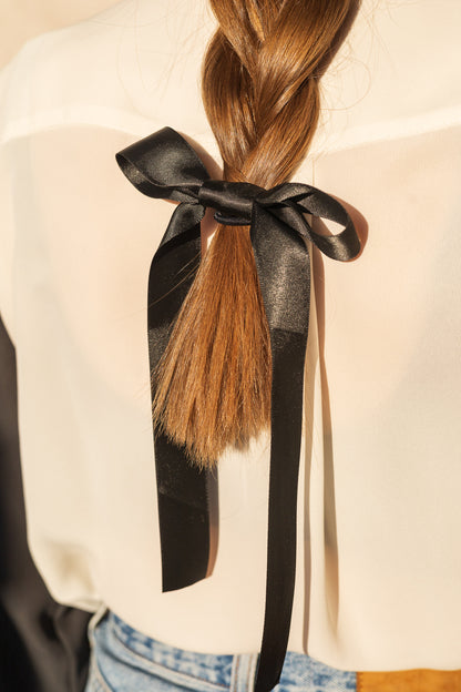 Échantillon - Duo boucles sur élastique en ruban