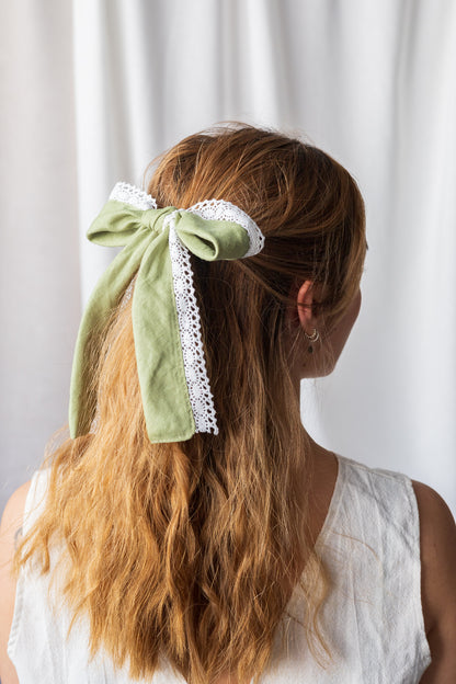 Échantillon - Boucle en lin plage