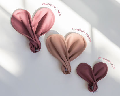 Jumbo hair bun accessory