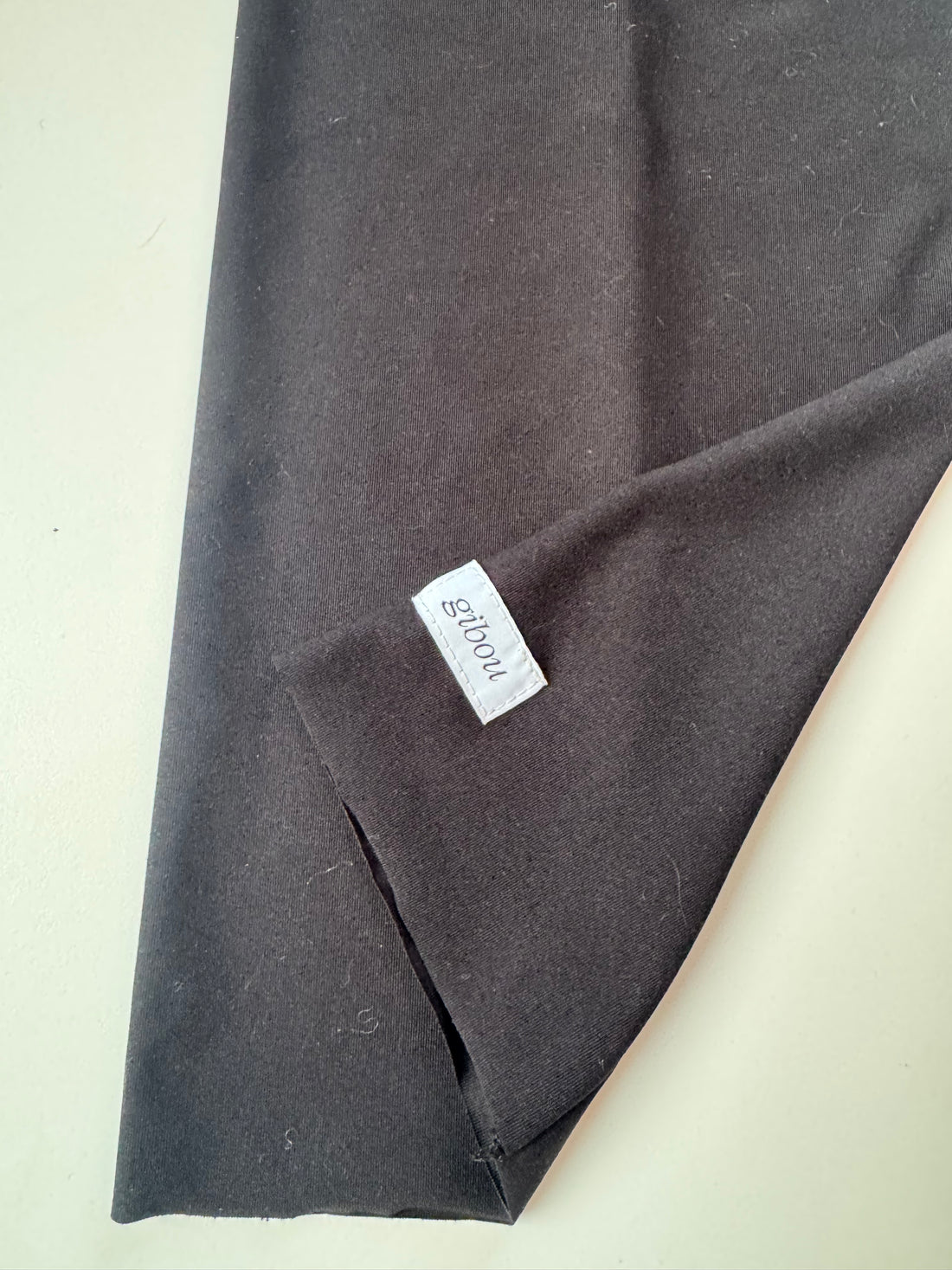 Échantillon - Cache cou sport en cotna noir