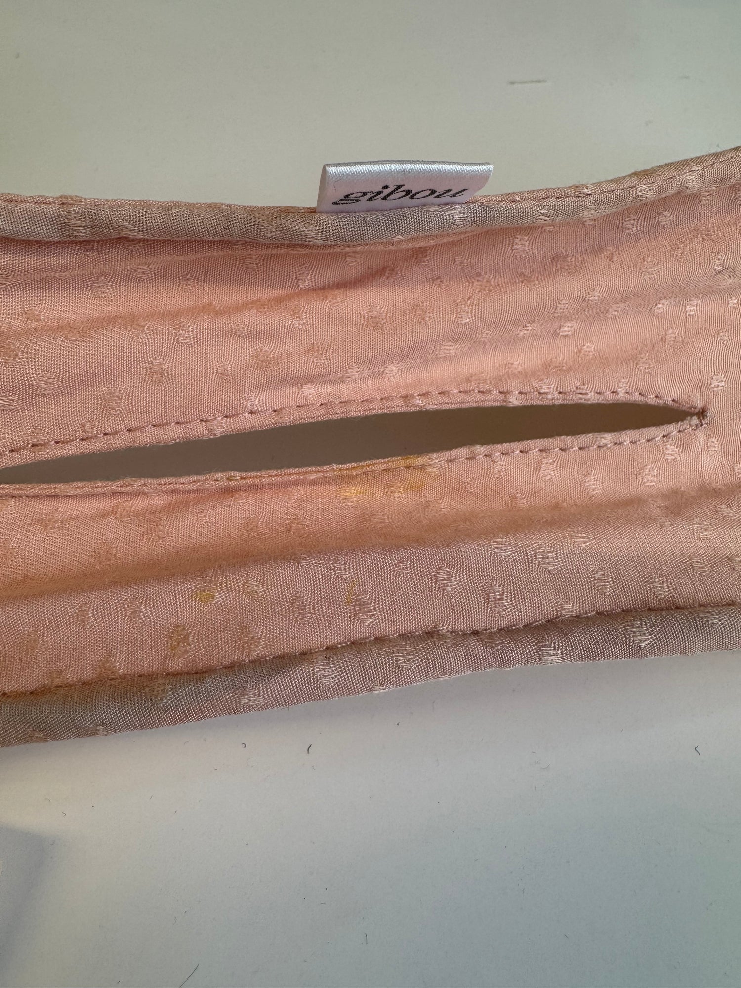 Imparfait - Accessoire à chignon rose poudré