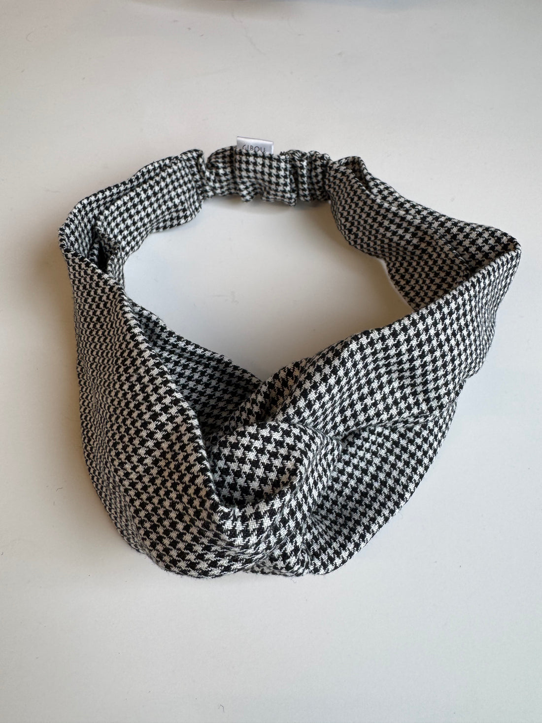 Échantillon - Bandeau croisé pied de poule