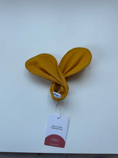 Échantillon - Accessoire à chignon jaune