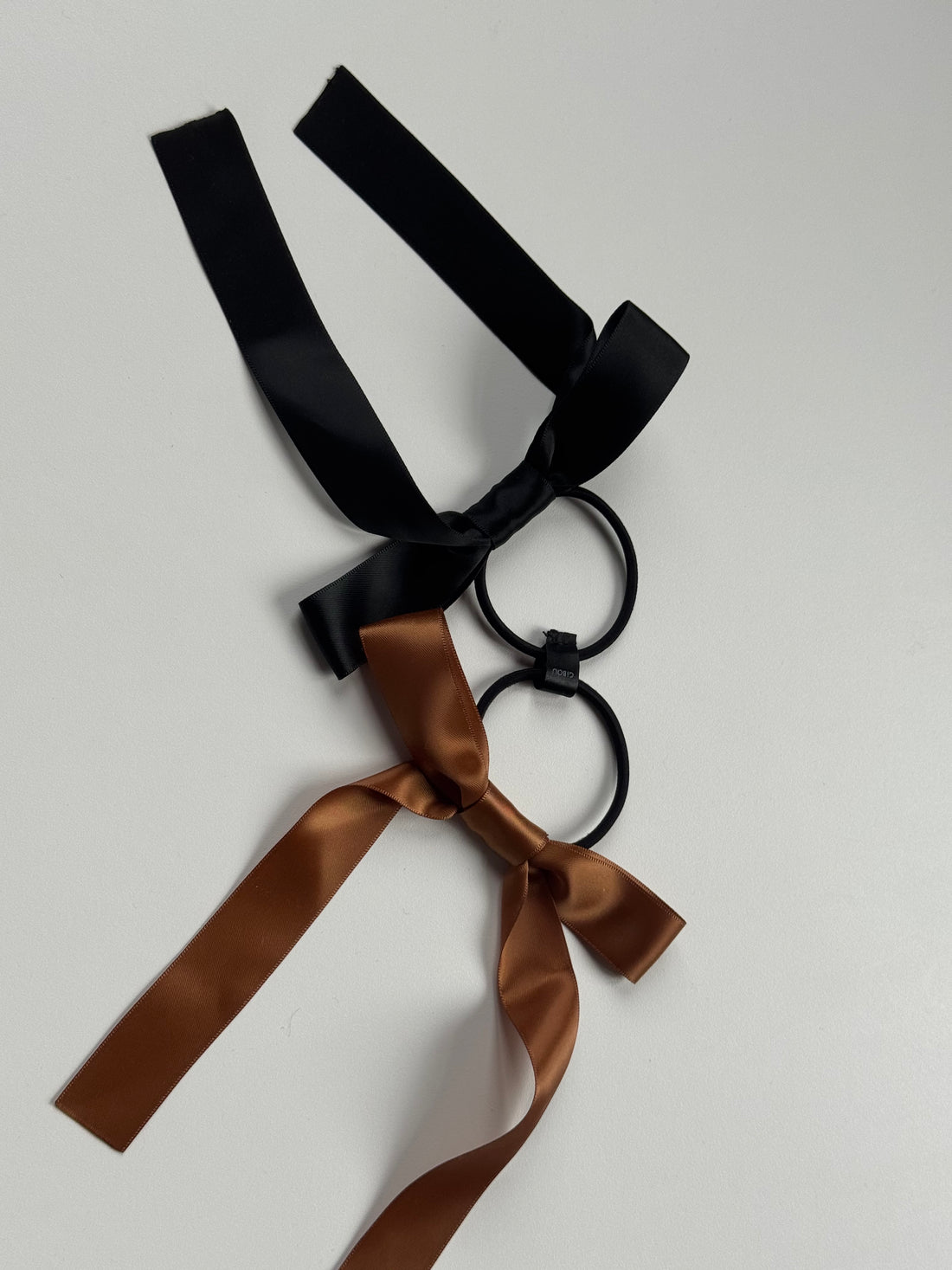 Échantillon - Duo boucles sur élastique en ruban