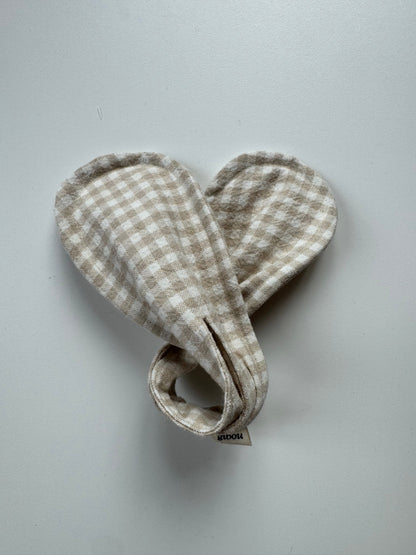 Échantillon - Accessoire à chignon jumbo à carreaux