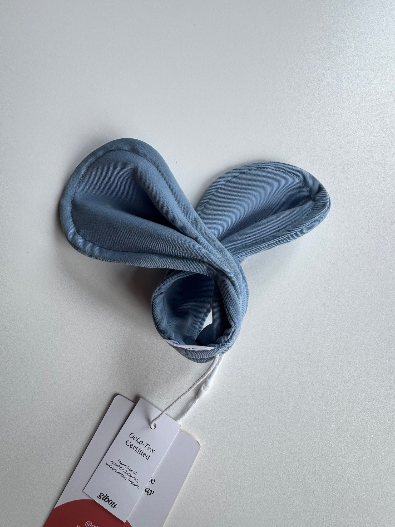 Imparfait - Accessoire à chignon bleu pâle