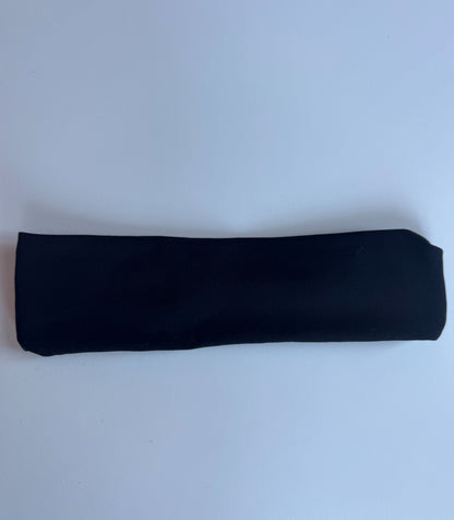 Échantillon - Bandeau plat noir