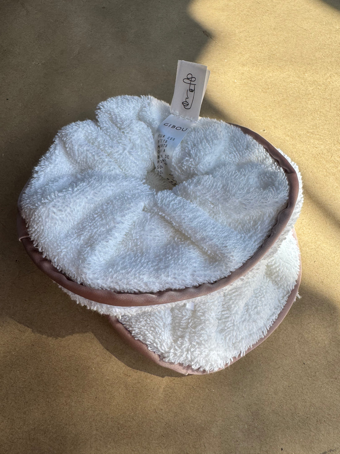 Imparfait - Duo de chouchous absorbants en ratine