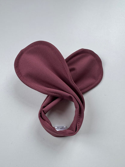 Échantillon - Accessoire à chignon extra jumbo rose des bois