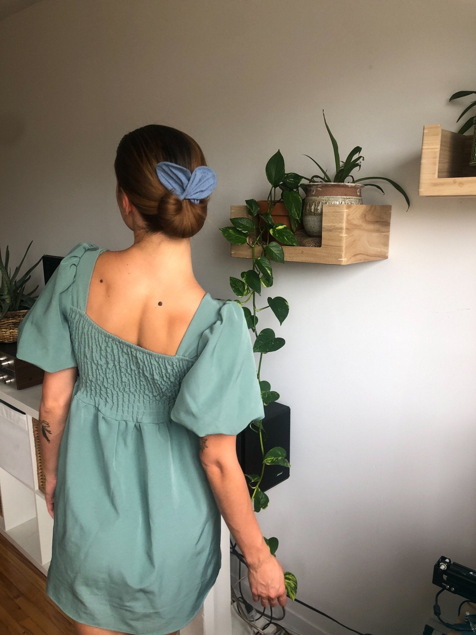 Duo accessoire à chignon et bandeau à torsader avec tige de métal - gibou.ca